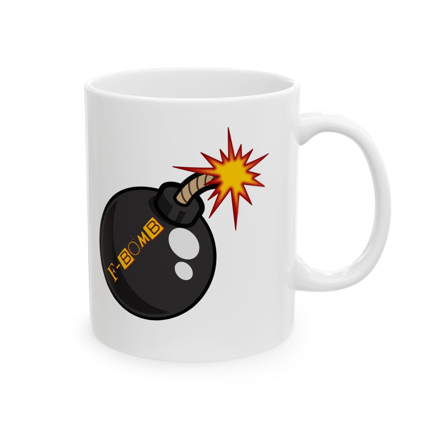Sip and Chuckle with our Explosively Witty F-Bomb Mug, Ceramic Mug 11oz