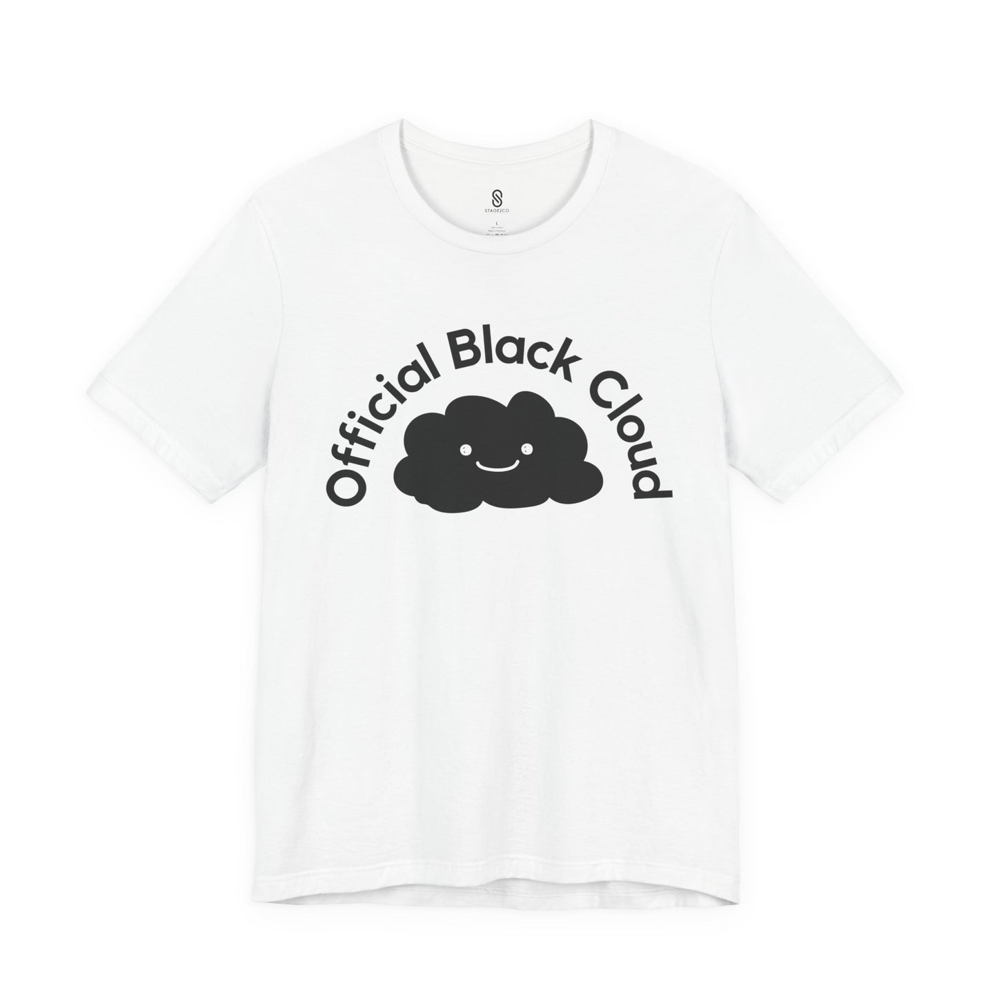 Unleash Your Cheeky Charm: The Official Black Cloud Soft T-Shirt, Unisex Jersey Short Sleeve Tee