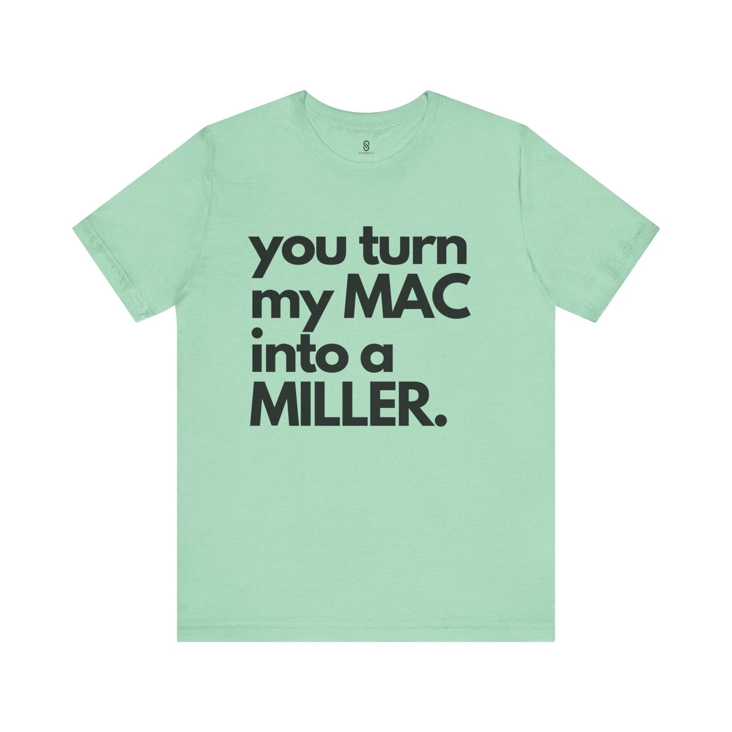 Seductive Airway: MAC into Miller Tee - Embrace the Allure!, Unisex Jersey Short Sleeve Tee, Anesthesia Humor