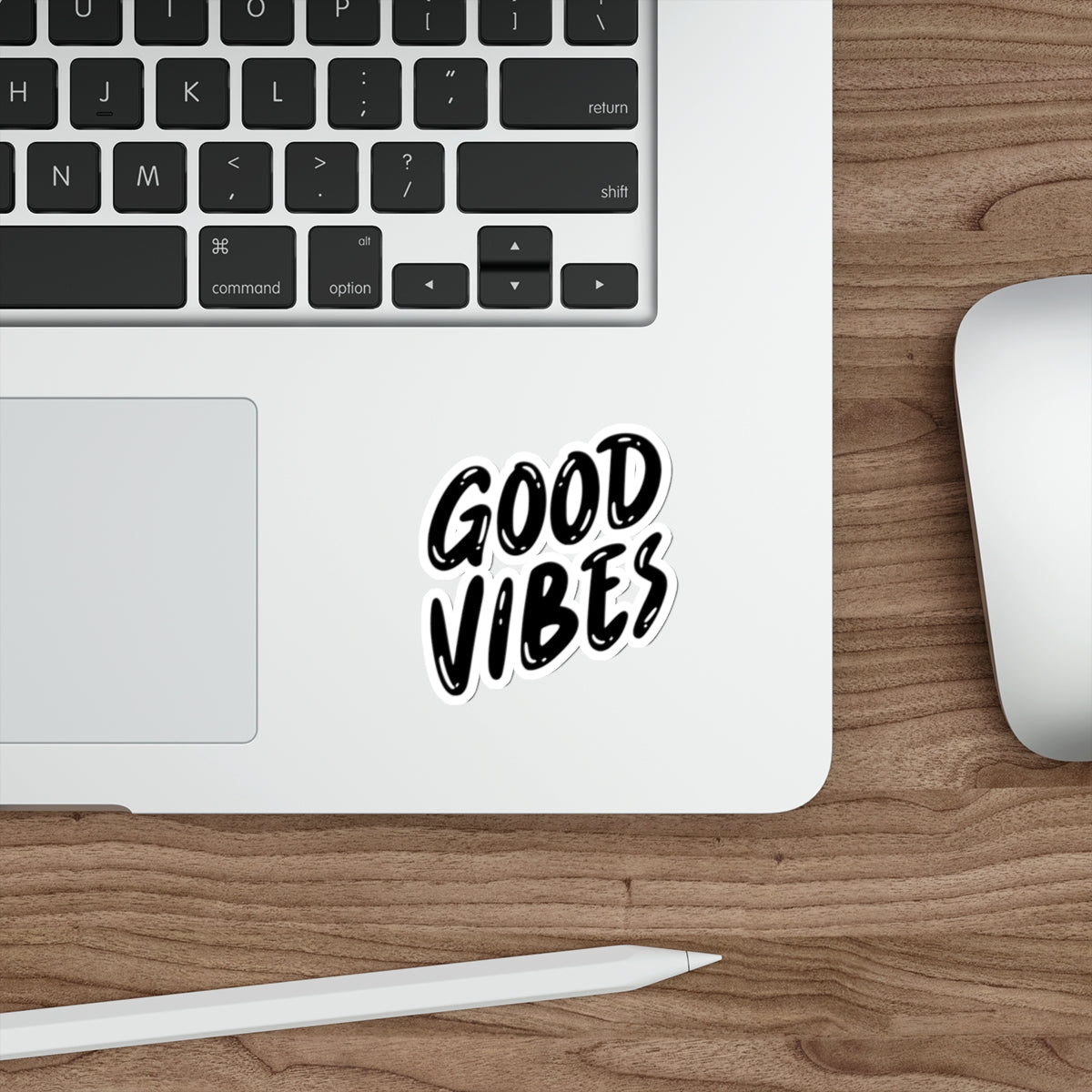 Spreading Good Vibes: Join the Viral Revolution with Good Vibes Sticker, Die-Cut Stickers