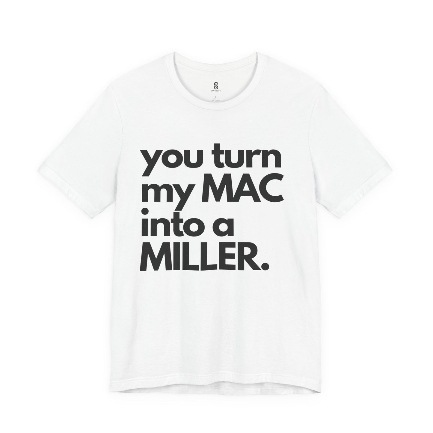 Seductive Airway: MAC into Miller Tee - Embrace the Allure!, Unisex Jersey Short Sleeve Tee, Anesthesia Humor