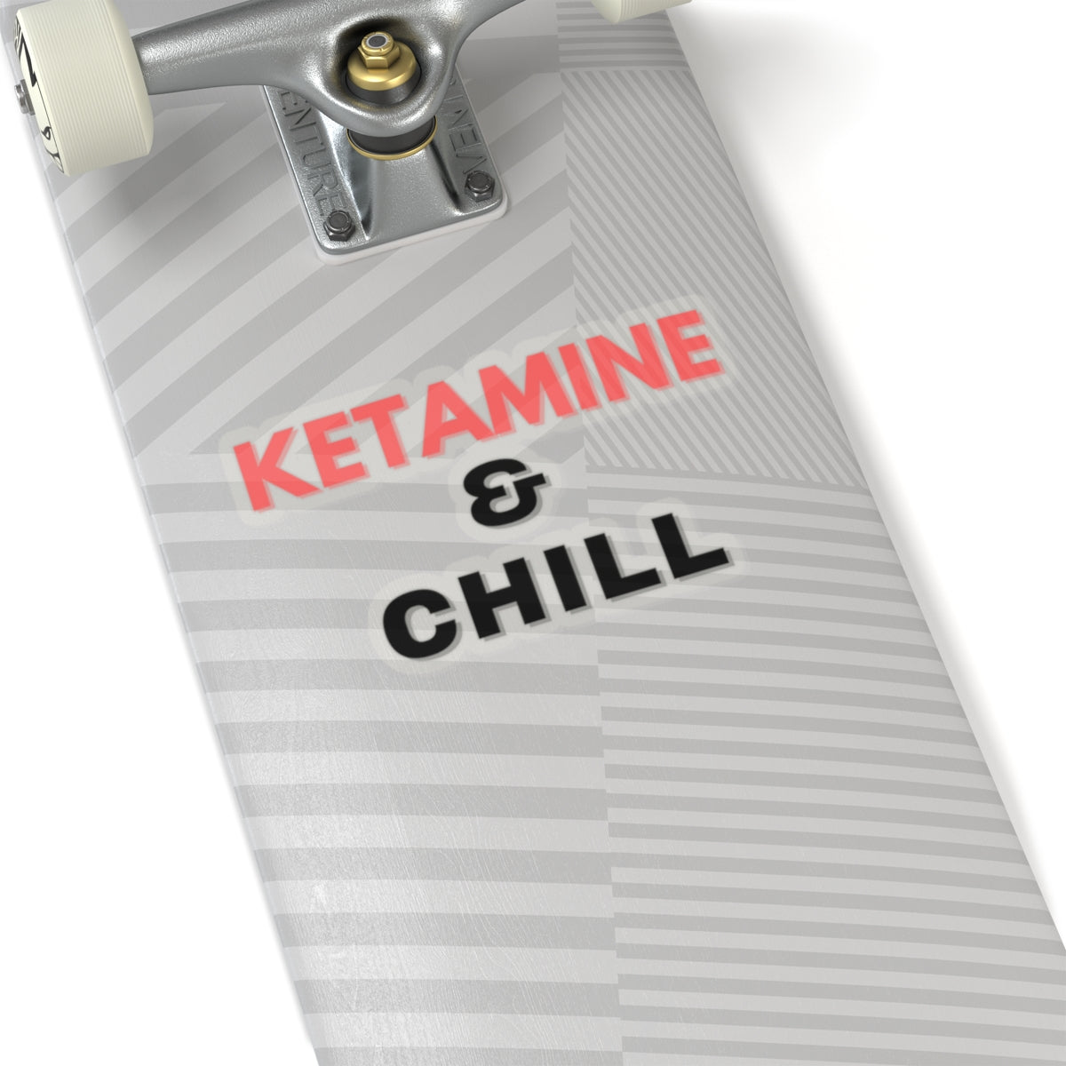 Ketamine and Chill Kiss Cut Sticker, Perfect Funny Medical Humor Decal for Doctors, Nurses, and Healthcare Heroes, Cute, Snarky Gift
