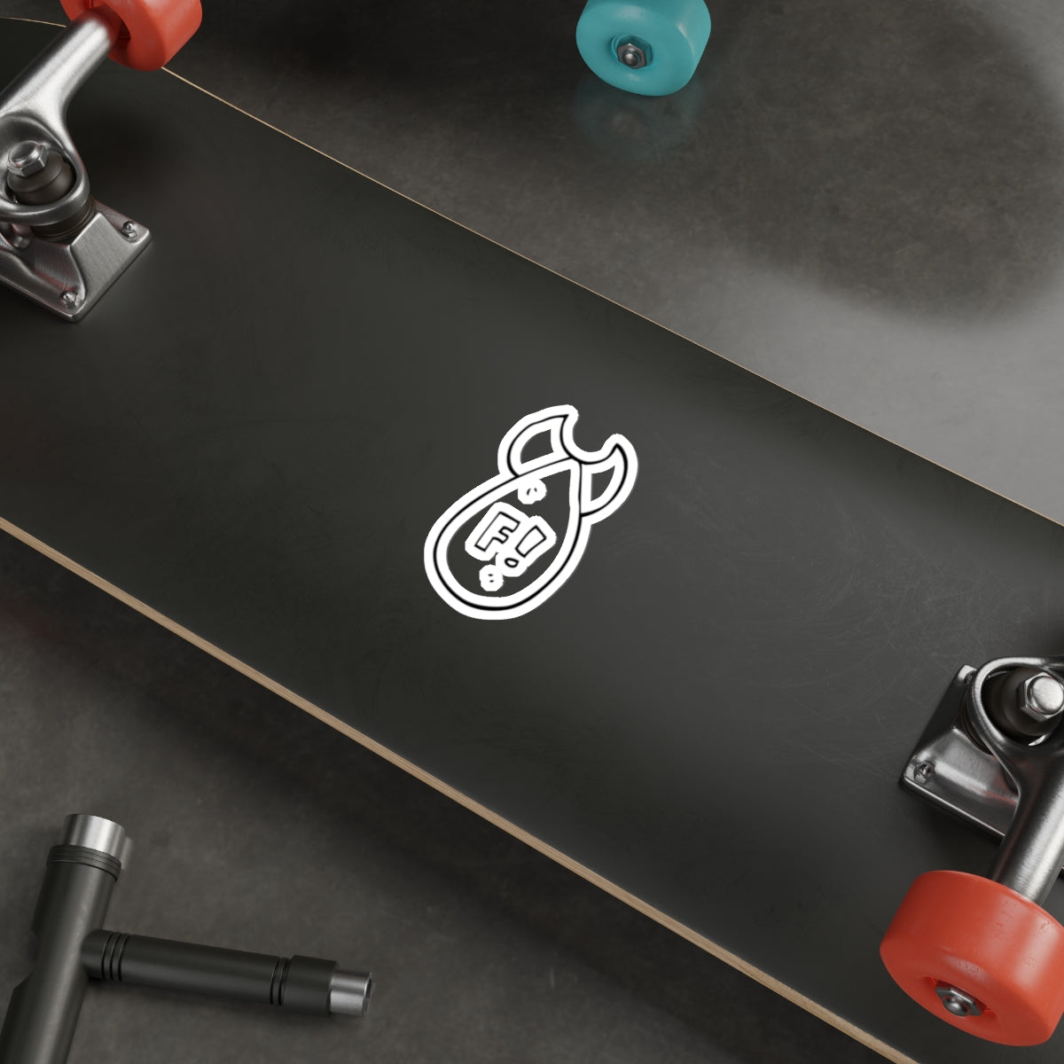 Unleash the F... Bomb: Cheeky H-Bomb Sticker, Die-Cut Stickers