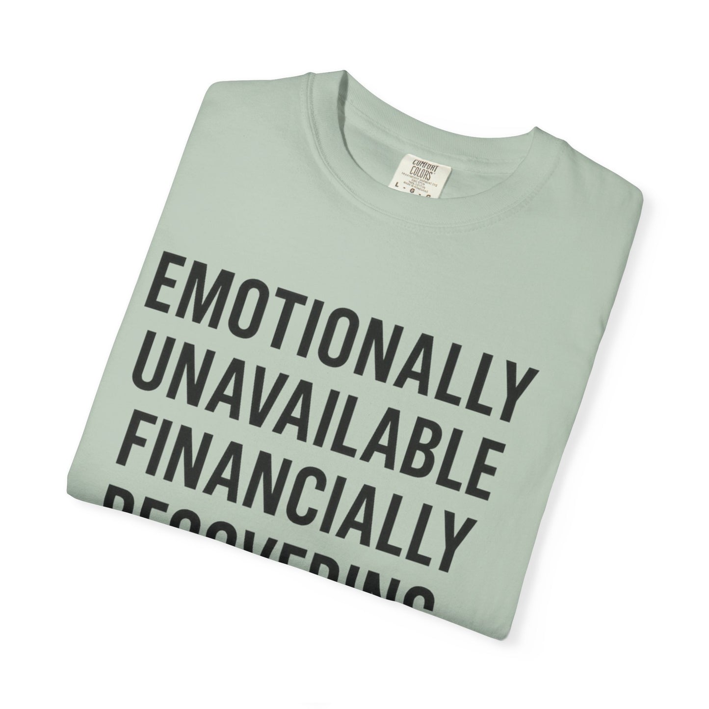 Emotional Recovery Unisex T-Shirt, Humorous Shirt, Casual Wear, Funny Gift, Self-Care Apparel, Unisex Tees