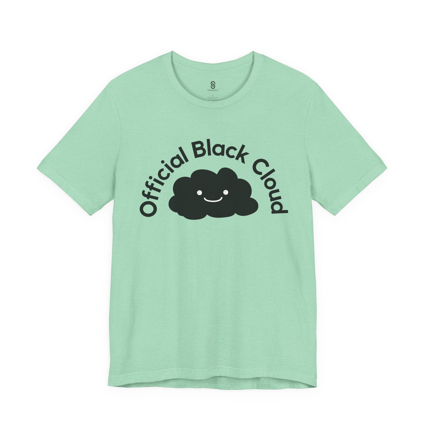 Unleash Your Cheeky Charm: The Official Black Cloud Soft T-Shirt, Unisex Jersey Short Sleeve Tee