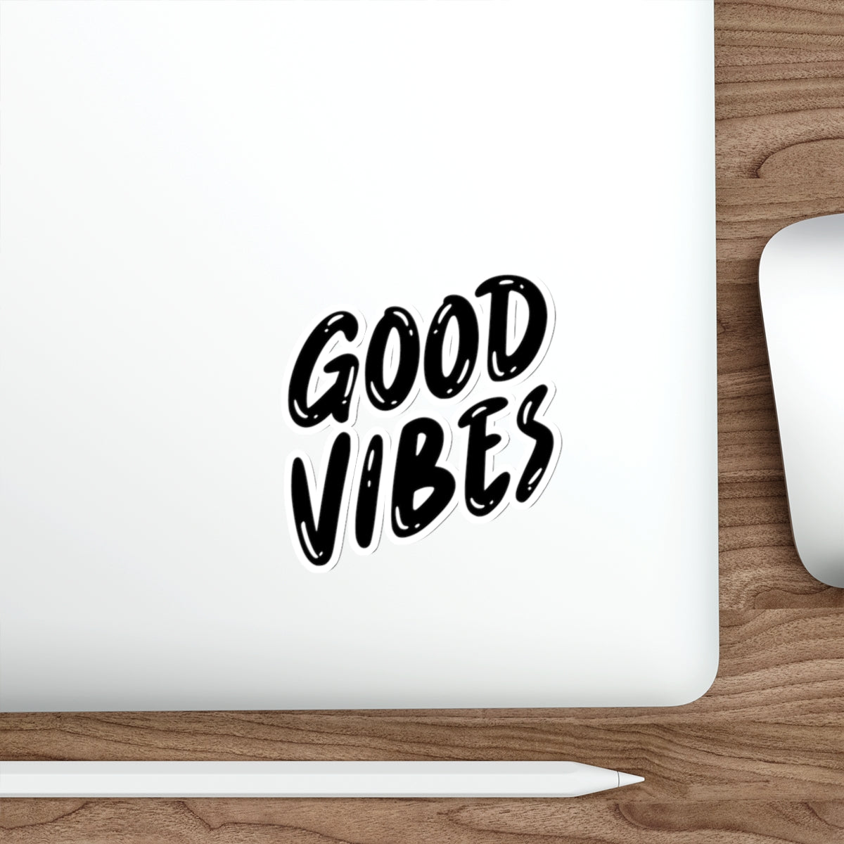 Spreading Good Vibes: Join the Viral Revolution with Good Vibes Sticker, Die-Cut Stickers