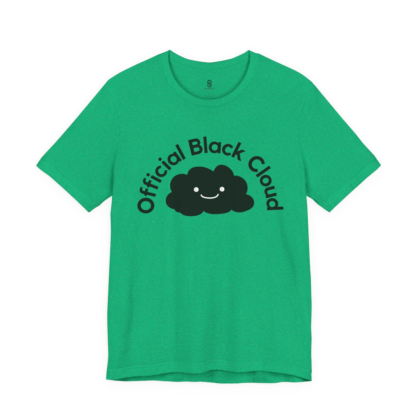 Unleash Your Cheeky Charm: The Official Black Cloud Soft T-Shirt, Unisex Jersey Short Sleeve Tee