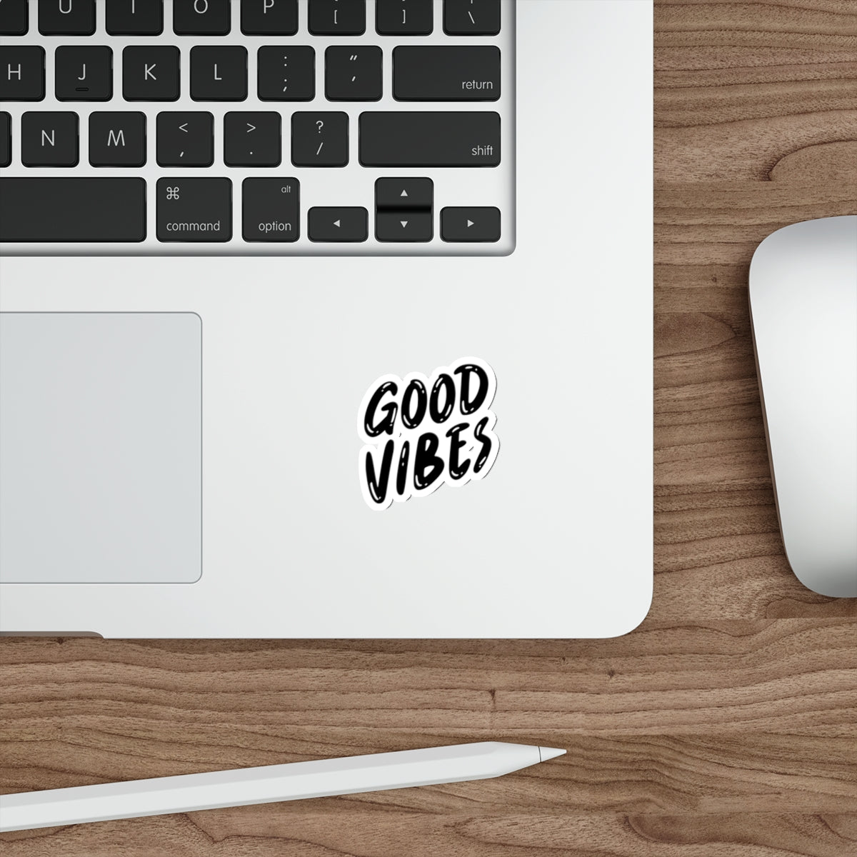 Spreading Good Vibes: Join the Viral Revolution with Good Vibes Sticker, Die-Cut Stickers