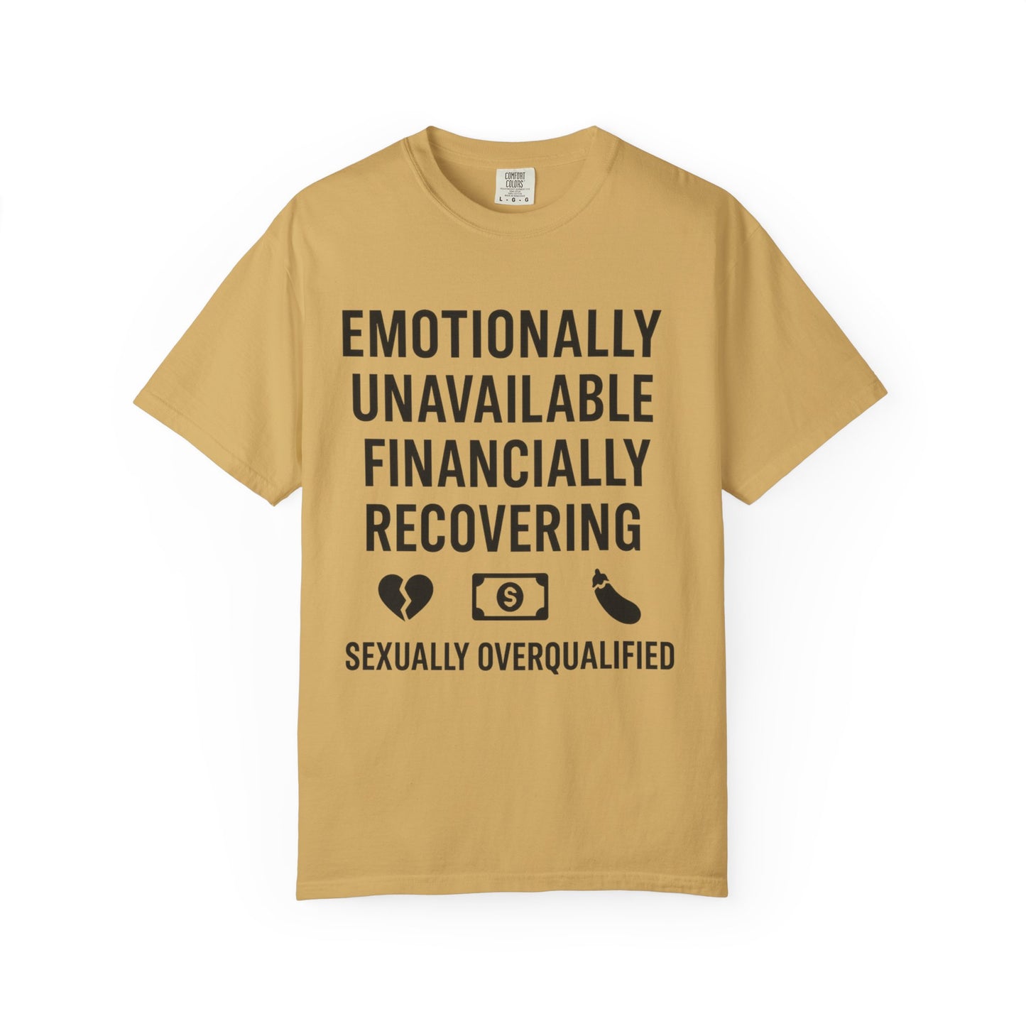 Emotional Recovery Unisex T-Shirt, Humorous Shirt, Casual Wear, Funny Gift, Self-Care Apparel, Unisex Tees
