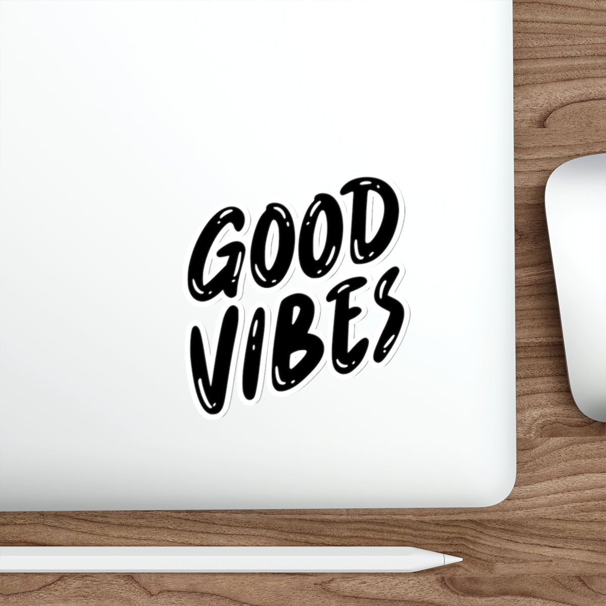 Spreading Good Vibes: Join the Viral Revolution with Good Vibes Sticker, Die-Cut Stickers