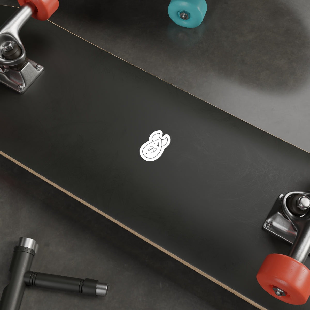 Unleash the F... Bomb: Cheeky H-Bomb Sticker, Die-Cut Stickers