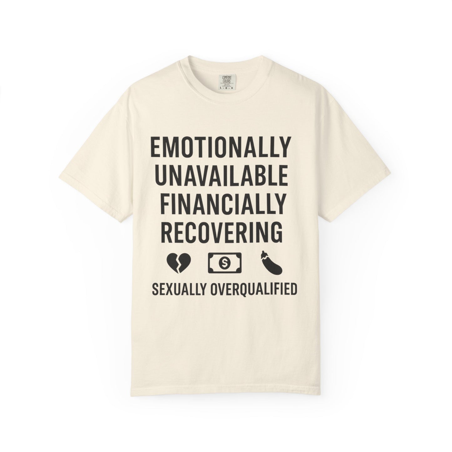 Emotional Recovery Unisex T-Shirt, Humorous Shirt, Casual Wear, Funny Gift, Self-Care Apparel, Unisex Tees