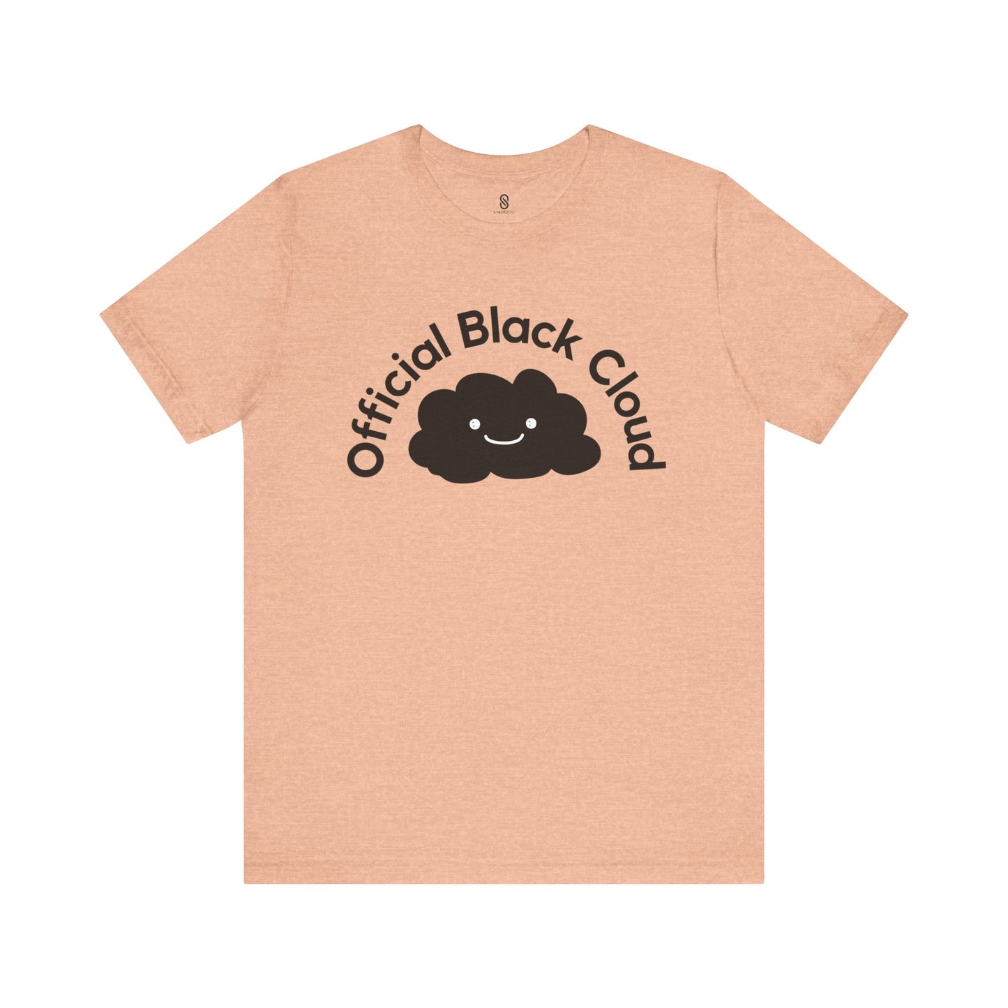 Unleash Your Cheeky Charm: The Official Black Cloud Soft T-Shirt, Unisex Jersey Short Sleeve Tee