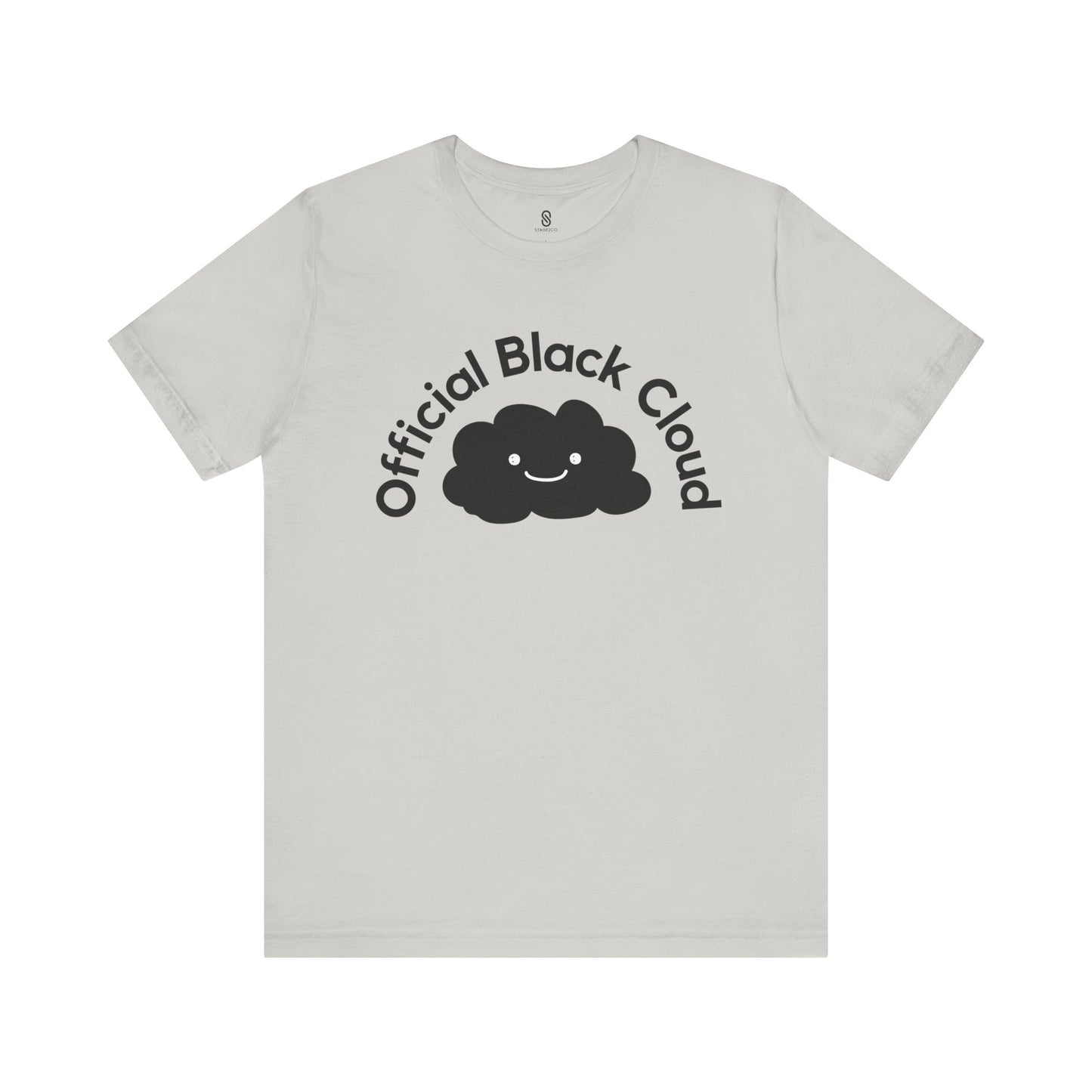 Unleash Your Cheeky Charm: The Official Black Cloud Soft T-Shirt, Unisex Jersey Short Sleeve Tee