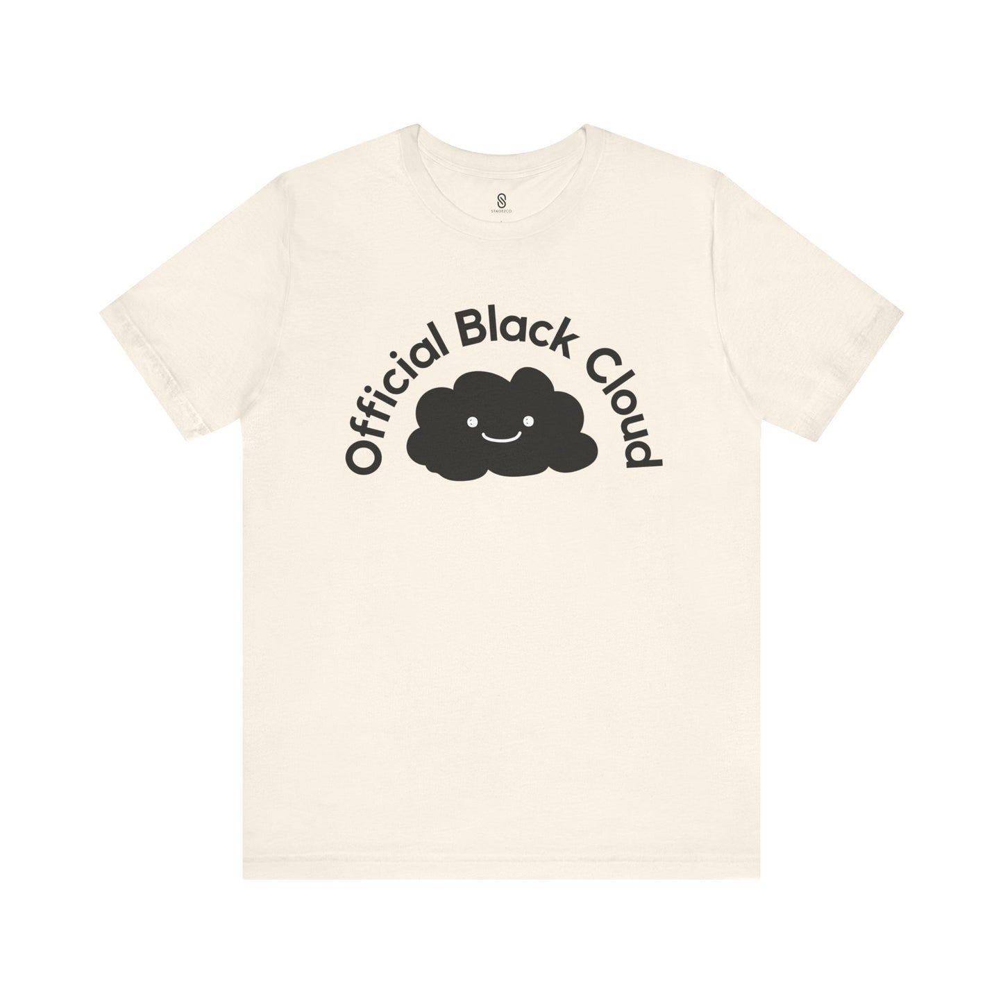 Unleash Your Cheeky Charm: The Official Black Cloud Soft T-Shirt, Unisex Jersey Short Sleeve Tee