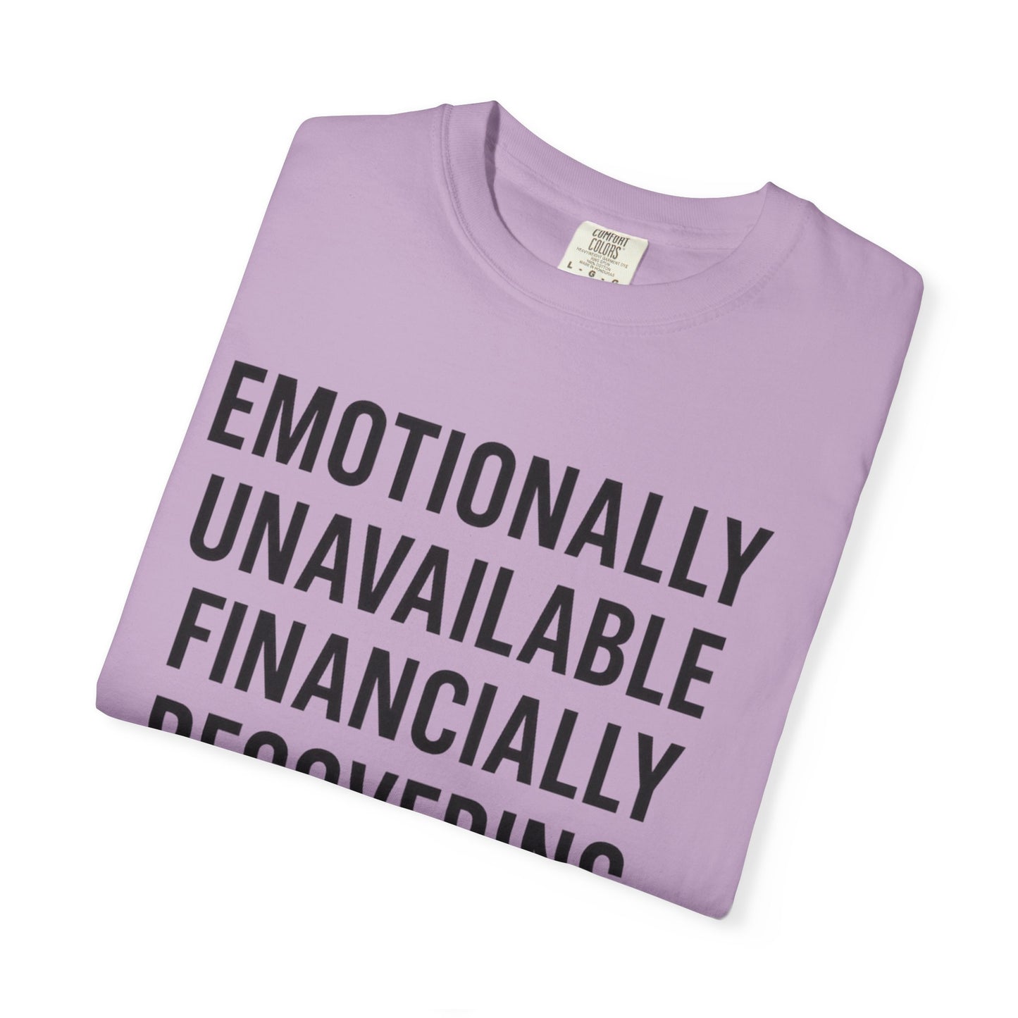 Emotional Recovery Unisex T-Shirt, Humorous Shirt, Casual Wear, Funny Gift, Self-Care Apparel, Unisex Tees