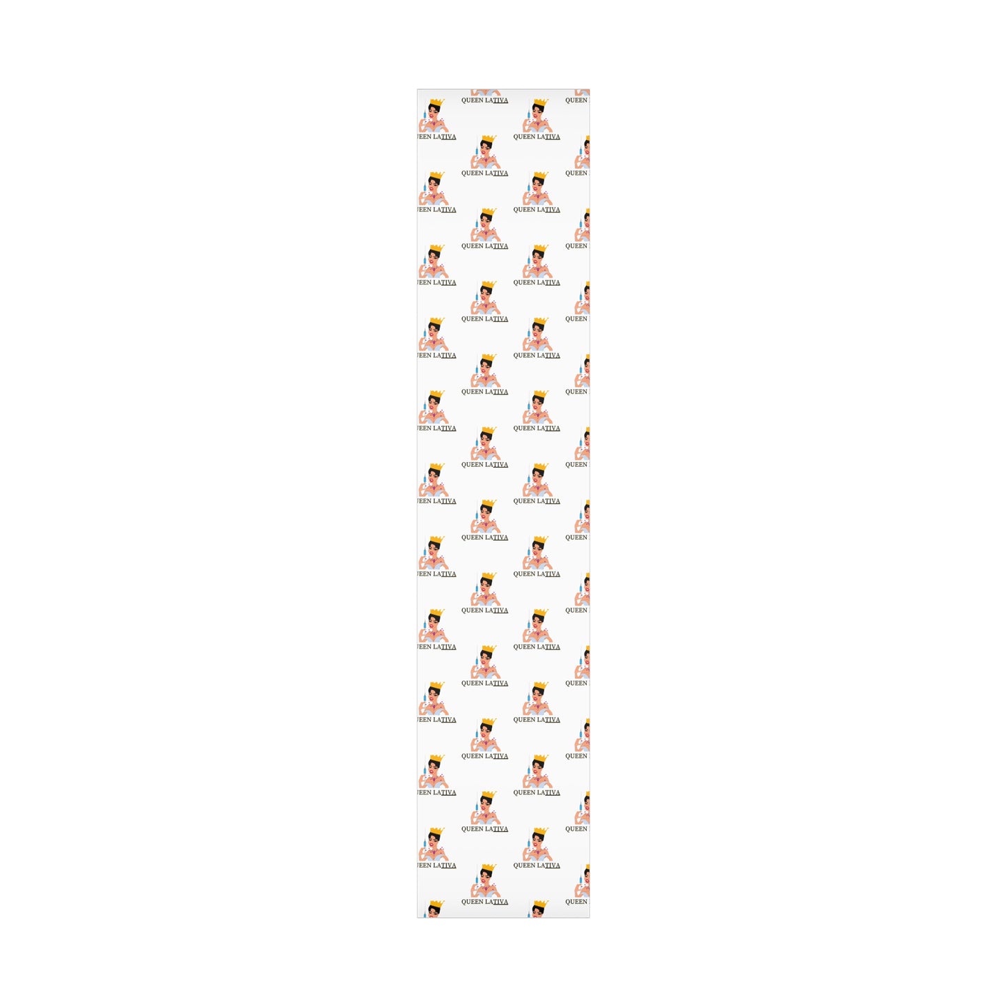 Inject Some Humor with Queen LaTIVA Custom Matte Gift Wrapping Paper, Gift Wrap Papers