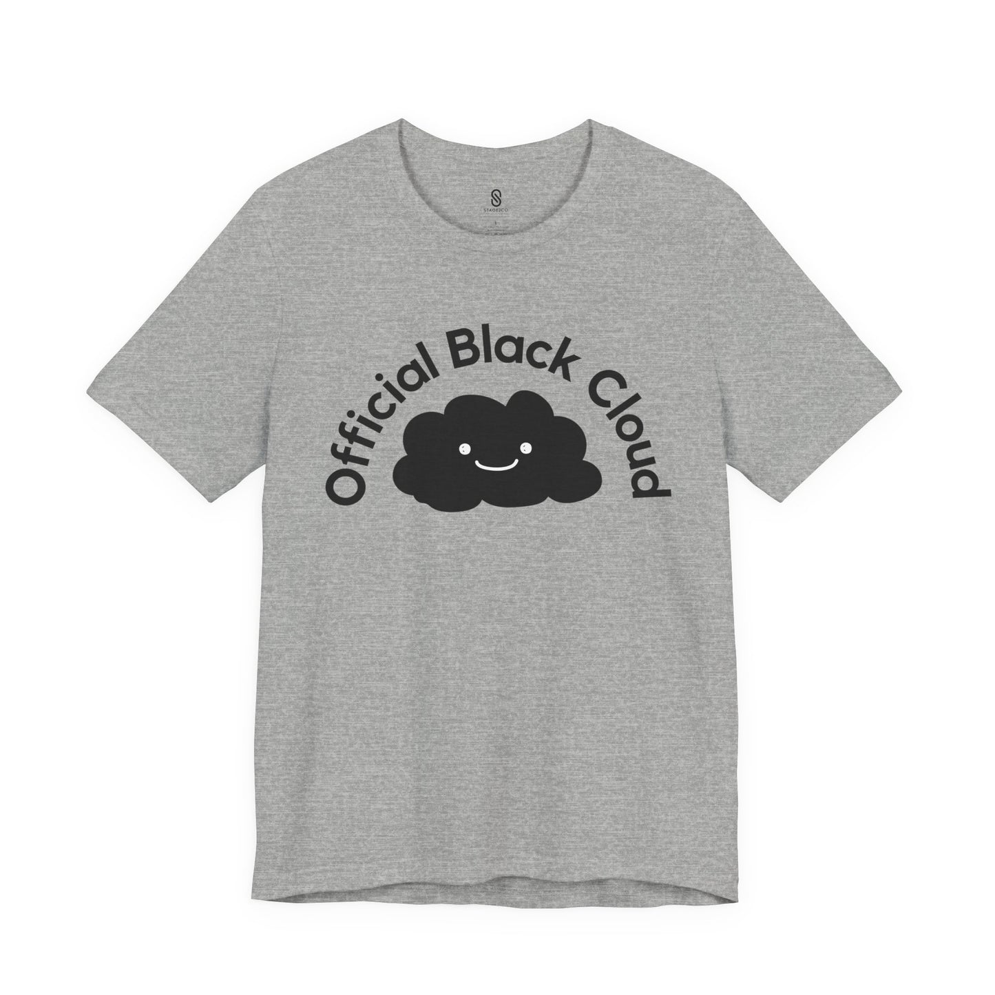 Unleash Your Cheeky Charm: The Official Black Cloud Soft T-Shirt, Unisex Jersey Short Sleeve Tee