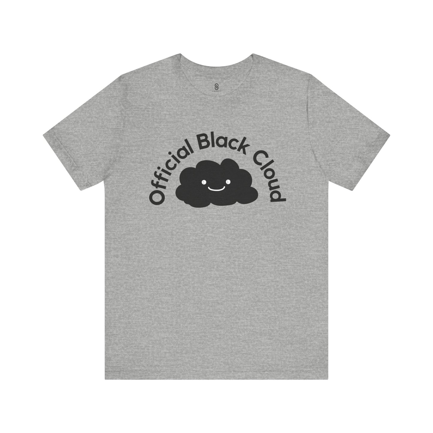 Unleash Your Cheeky Charm: The Official Black Cloud Soft T-Shirt, Unisex Jersey Short Sleeve Tee