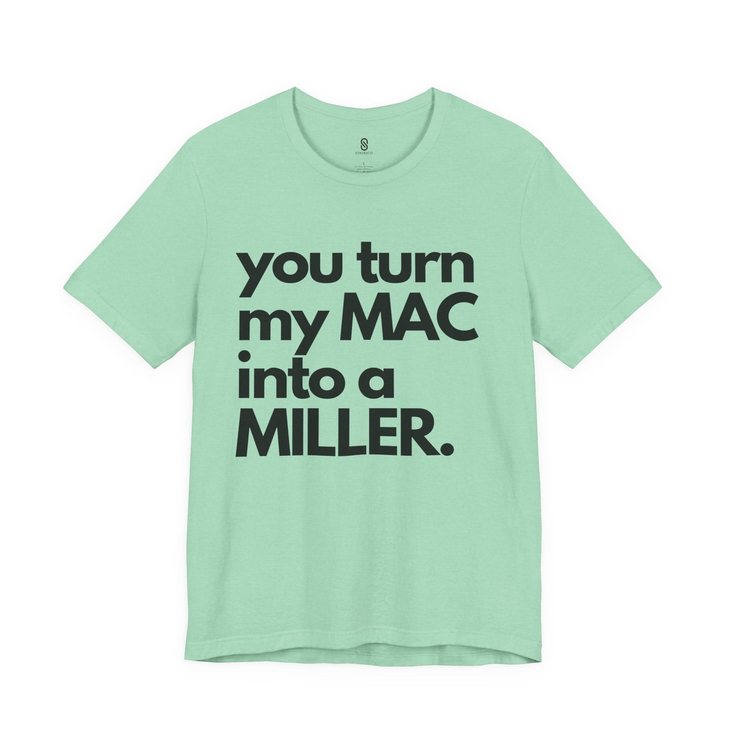 Seductive Airway: MAC into Miller Tee - Embrace the Allure!, Unisex Jersey Short Sleeve Tee, Anesthesia Humor