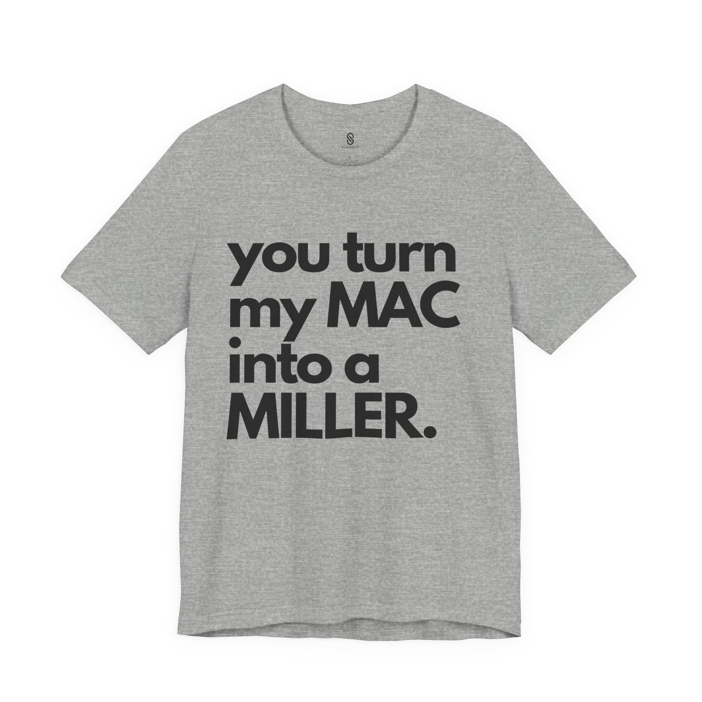 Seductive Airway: MAC into Miller Tee - Embrace the Allure!, Unisex Jersey Short Sleeve Tee, Anesthesia Humor