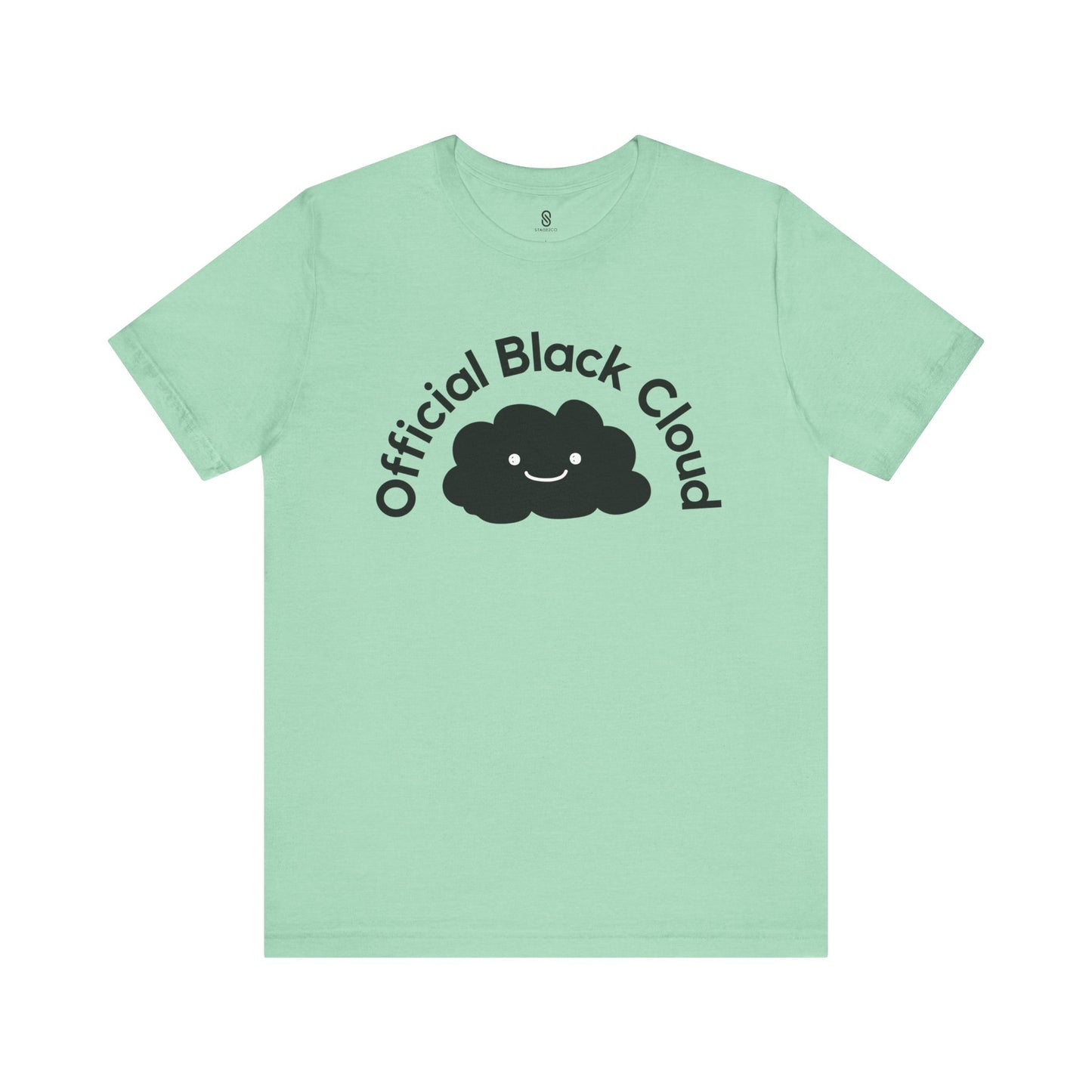 Unleash Your Cheeky Charm: The Official Black Cloud Soft T-Shirt, Unisex Jersey Short Sleeve Tee