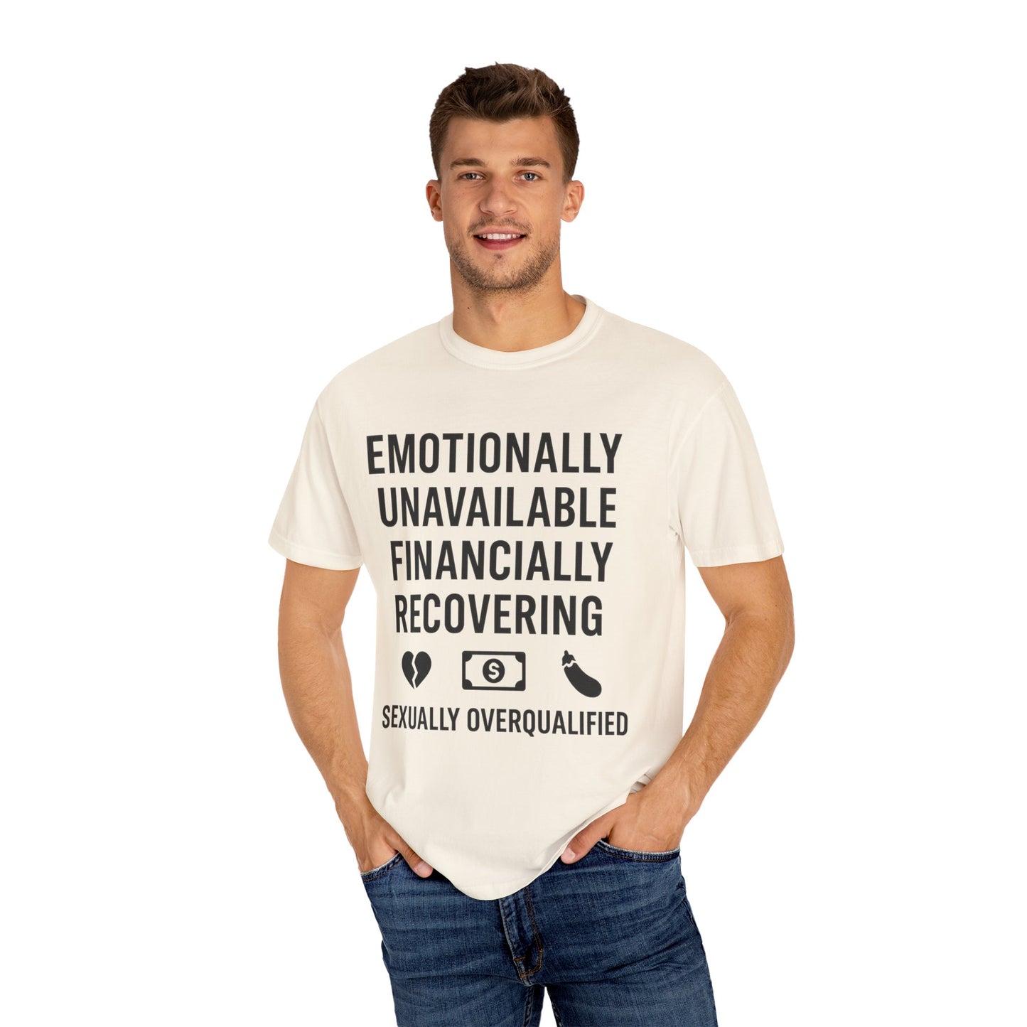 Emotional Recovery Unisex T-Shirt, Humorous Shirt, Casual Wear, Funny Gift, Self-Care Apparel, Unisex Tees