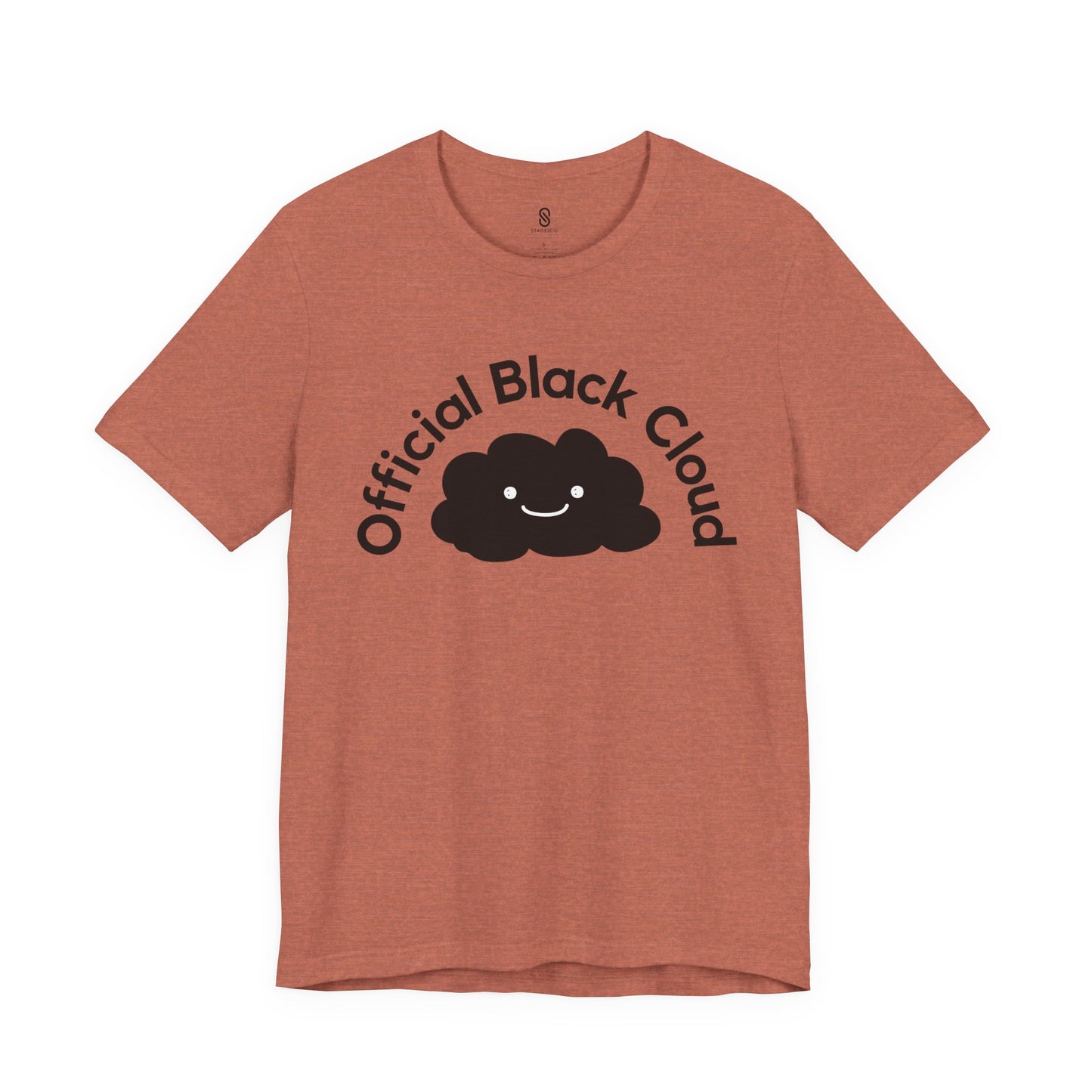Unleash Your Cheeky Charm: The Official Black Cloud Soft T-Shirt, Unisex Jersey Short Sleeve Tee
