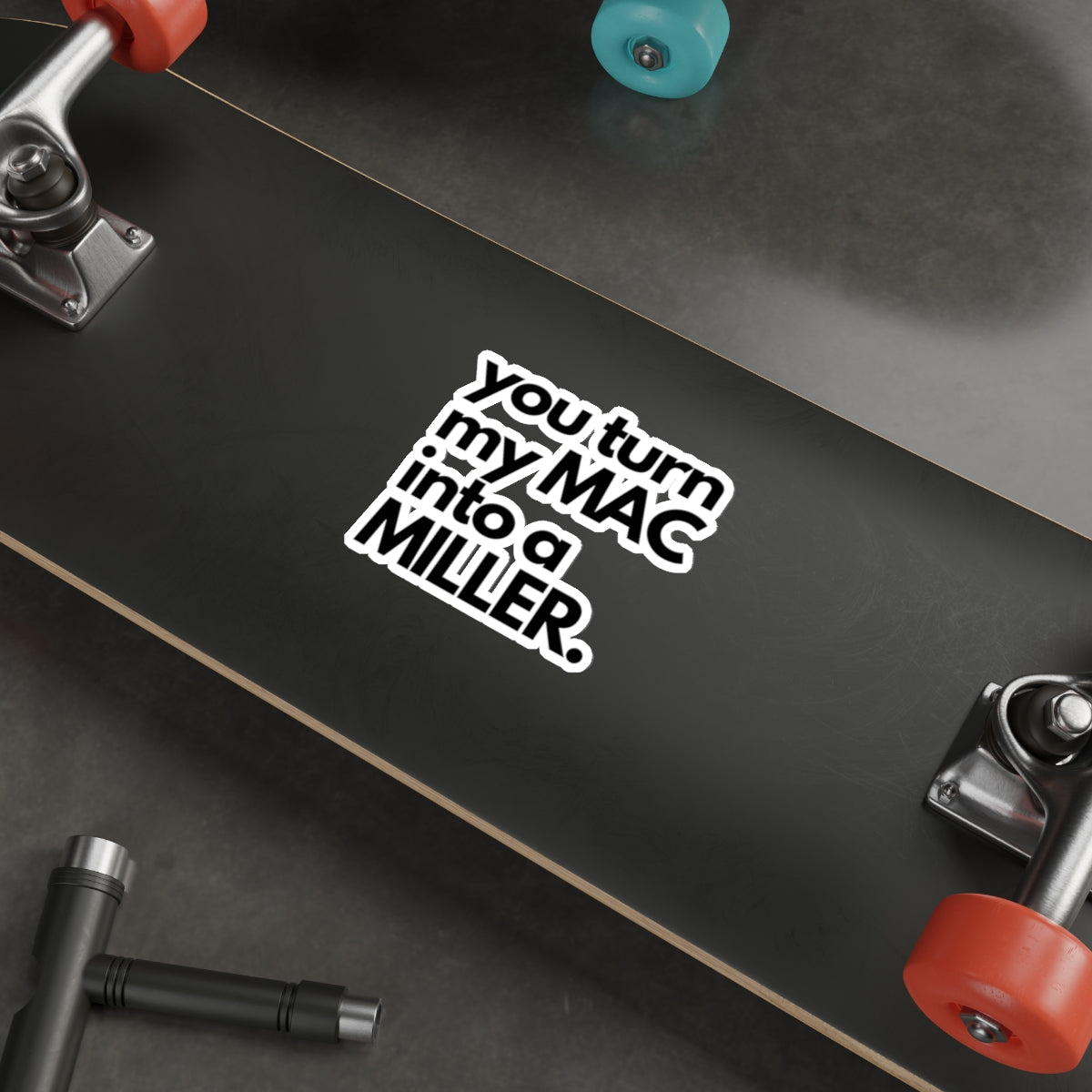 Laryngoscope Seduction: You Turn My MAC into a Miller Sticker | Embrace the Allure of Airway Mastery, Die-Cut Stickers