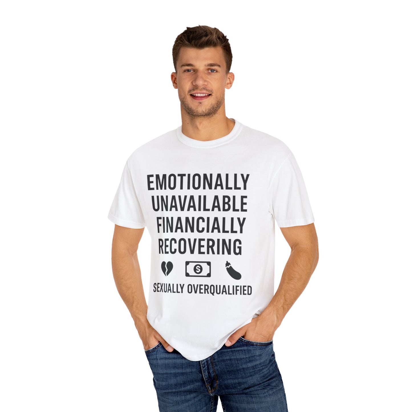 Emotional Recovery Unisex T-Shirt, Humorous Shirt, Casual Wear, Funny Gift, Self-Care Apparel, Unisex Tees