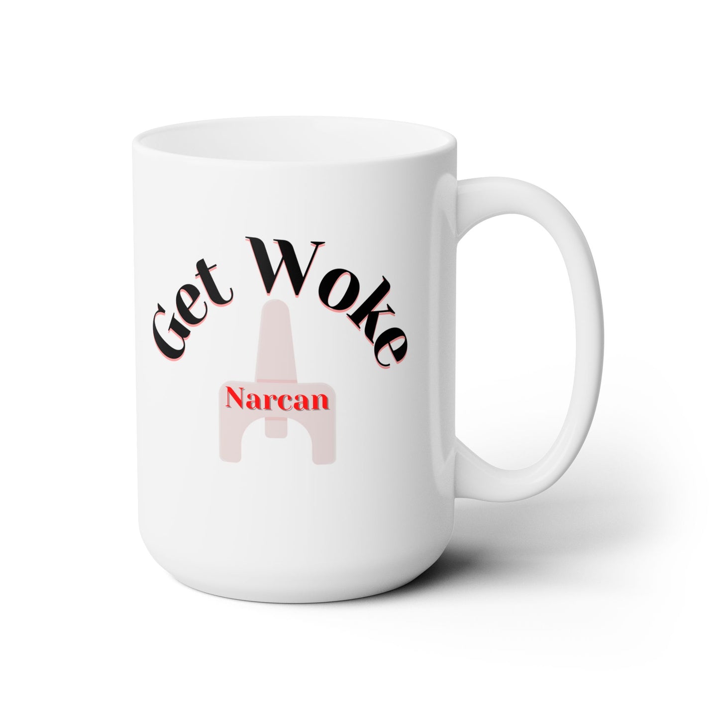 Rise and Chuckle, The Narcan Wake-Up Call, 15oz White Mug, Because Emergency Responders Deserve a Bright Start, Ceramic Mug 15oz, EMT, CRNA