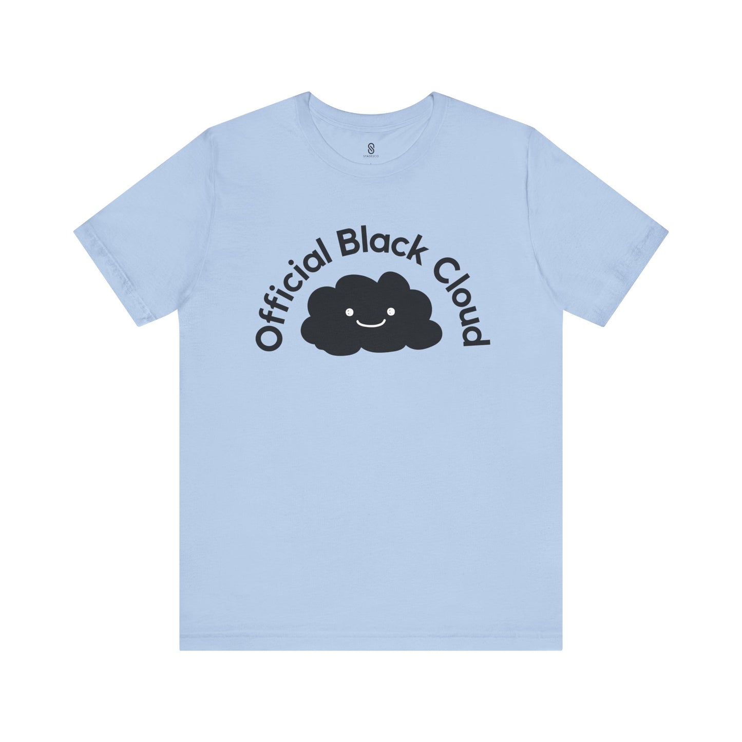 Unleash Your Cheeky Charm: The Official Black Cloud Soft T-Shirt, Unisex Jersey Short Sleeve Tee