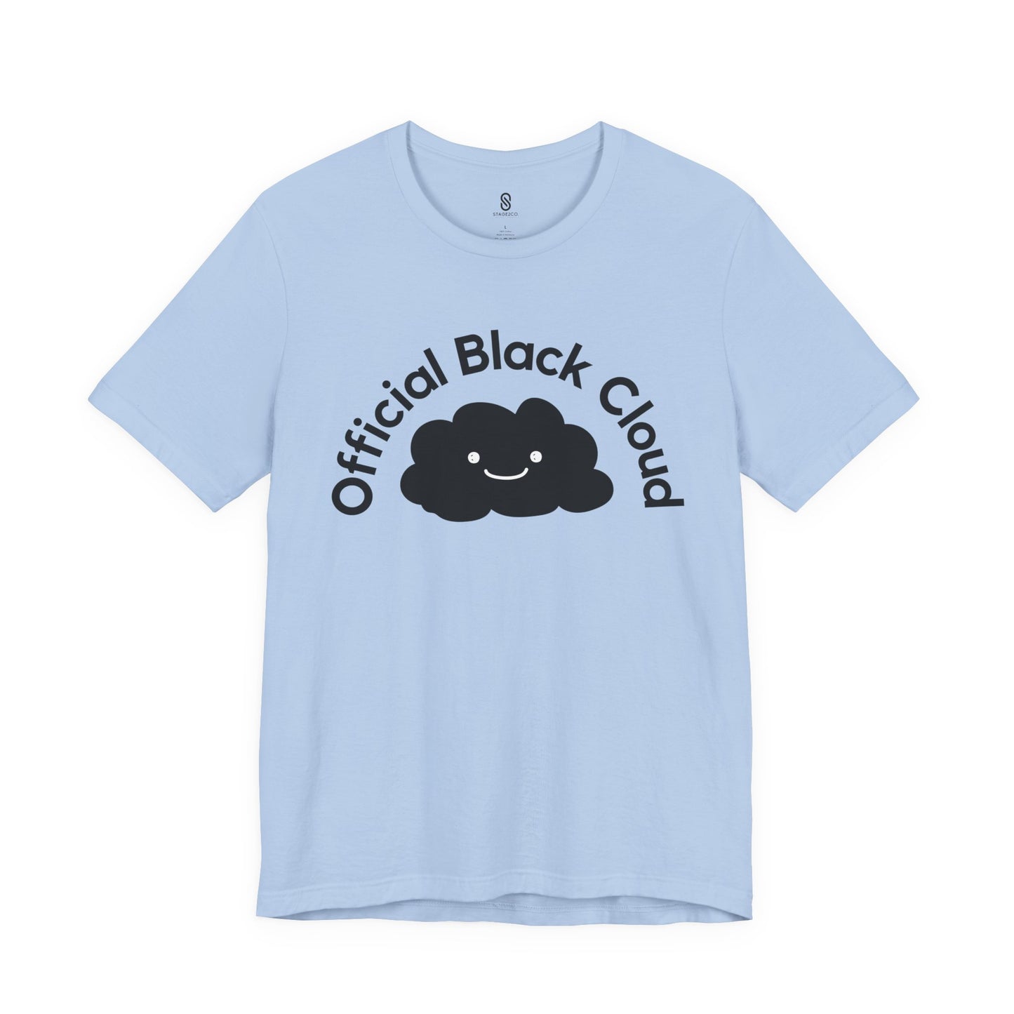 Unleash Your Cheeky Charm: The Official Black Cloud Soft T-Shirt, Unisex Jersey Short Sleeve Tee