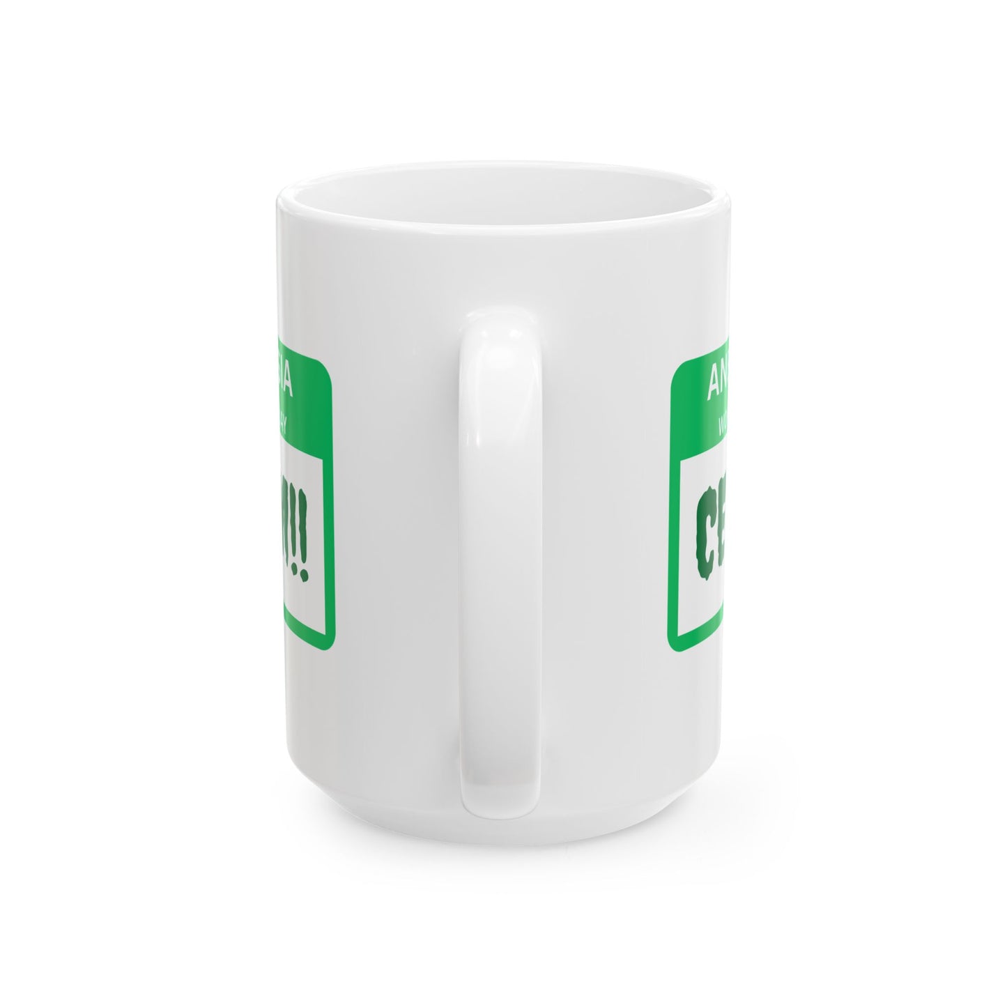 Anesthesia Word of the Day CECUM Funny 15 oz Mug Perfect for GI and Endoscopy Professionals