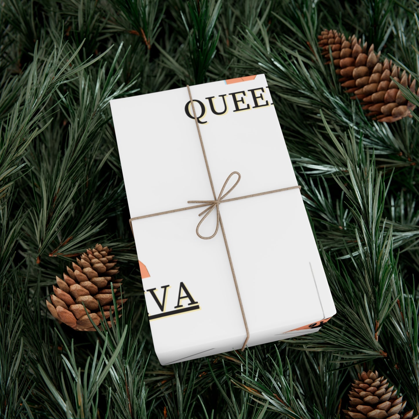 Inject Some Humor with Queen LaTIVA Custom Matte Gift Wrapping Paper, Gift Wrap Papers