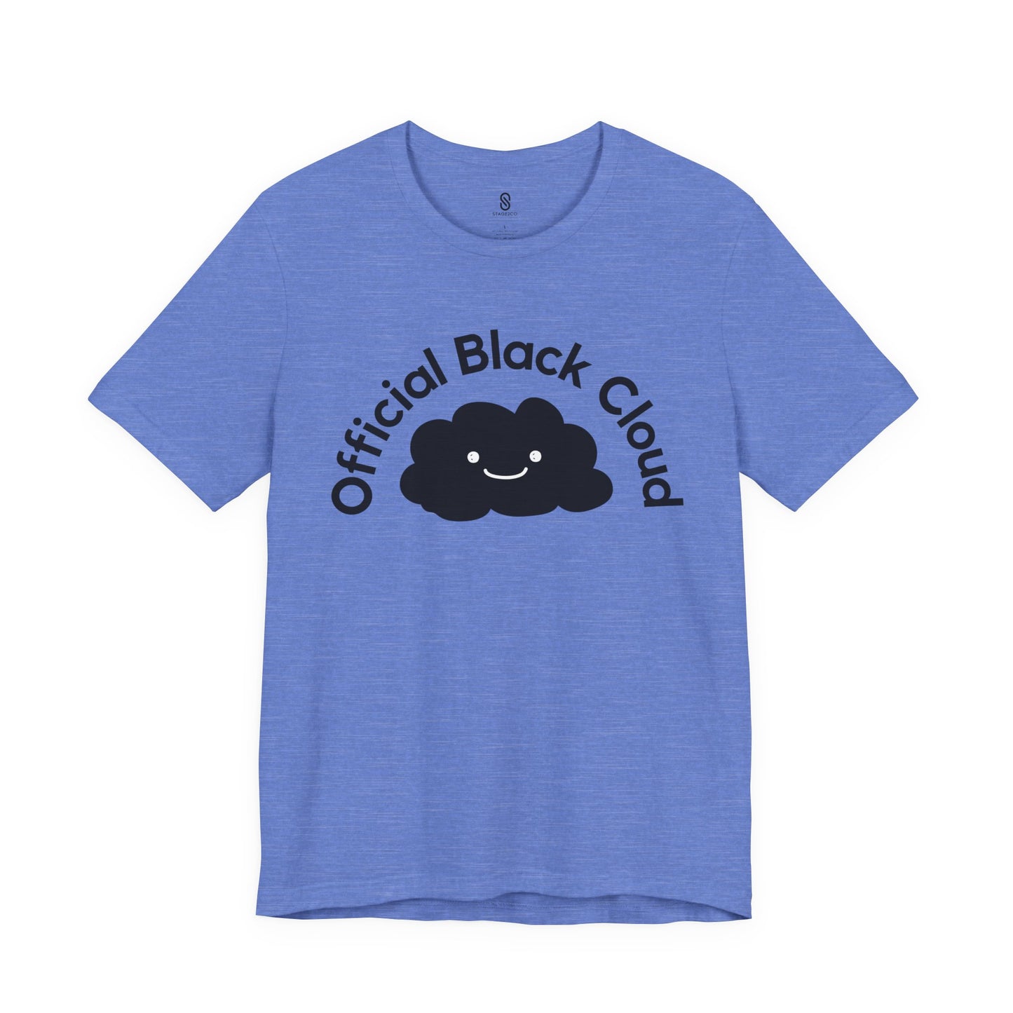 Unleash Your Cheeky Charm: The Official Black Cloud Soft T-Shirt, Unisex Jersey Short Sleeve Tee