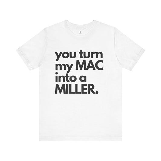 Seductive Airway: MAC into Miller Tee - Embrace the Allure!, Unisex Jersey Short Sleeve Tee, Anesthesia Humor