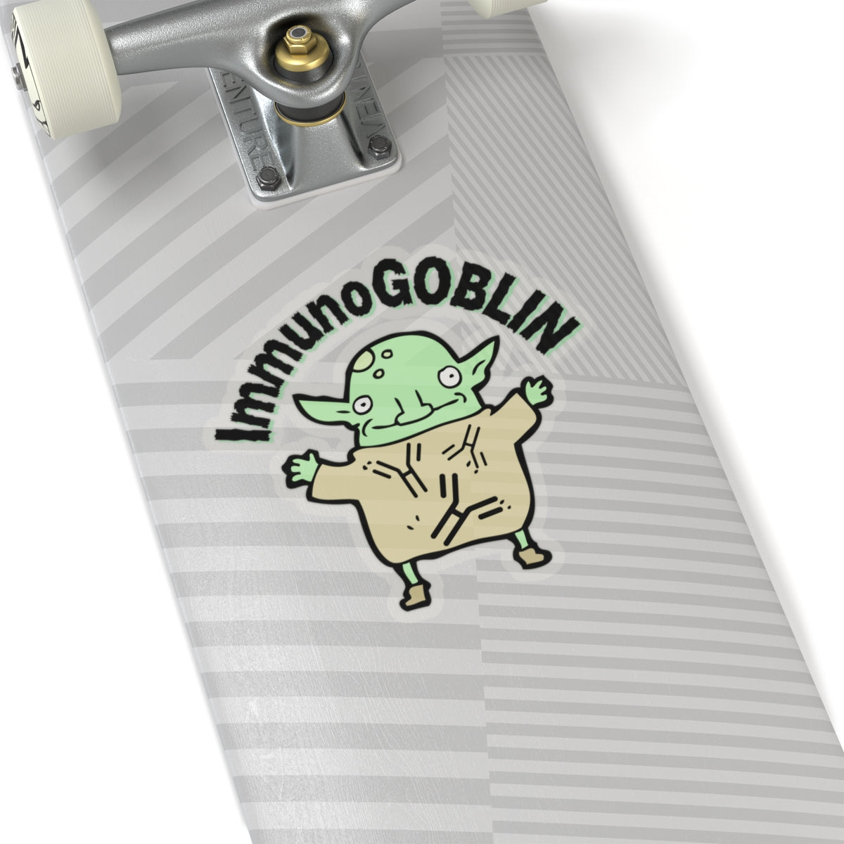 Get Your Giggles Ready: ImmunoGOBLIN Sticker for Medical Maestros!, Kiss-Cut Stickers