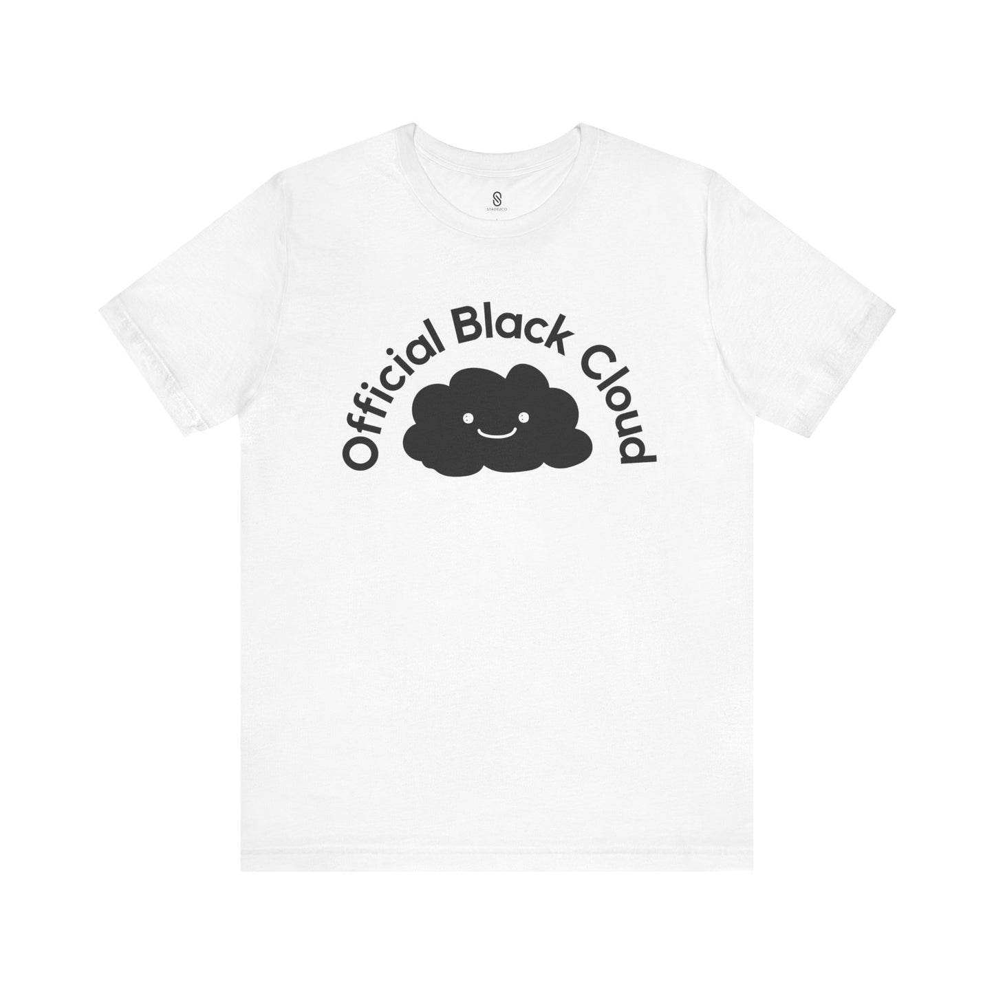 Unleash Your Cheeky Charm: The Official Black Cloud Soft T-Shirt, Unisex Jersey Short Sleeve Tee