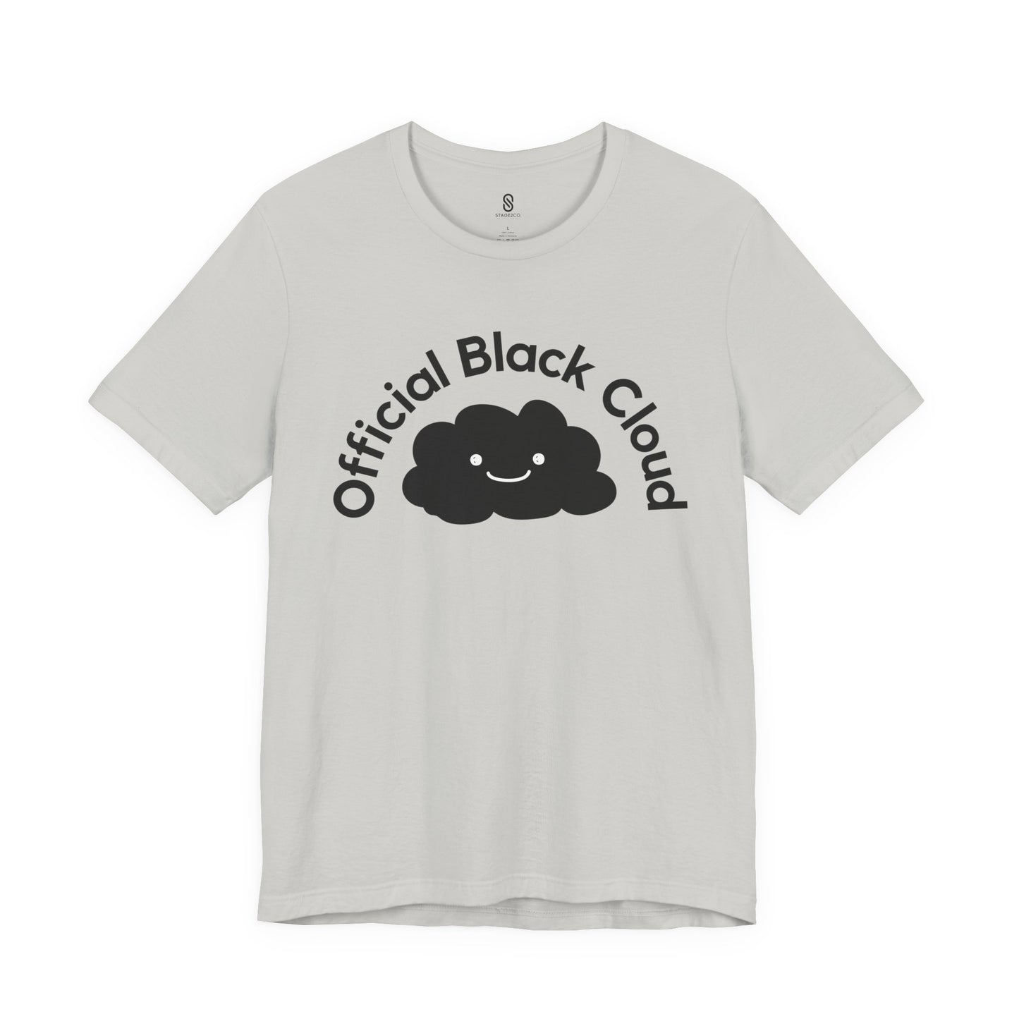 Unleash Your Cheeky Charm: The Official Black Cloud Soft T-Shirt, Unisex Jersey Short Sleeve Tee