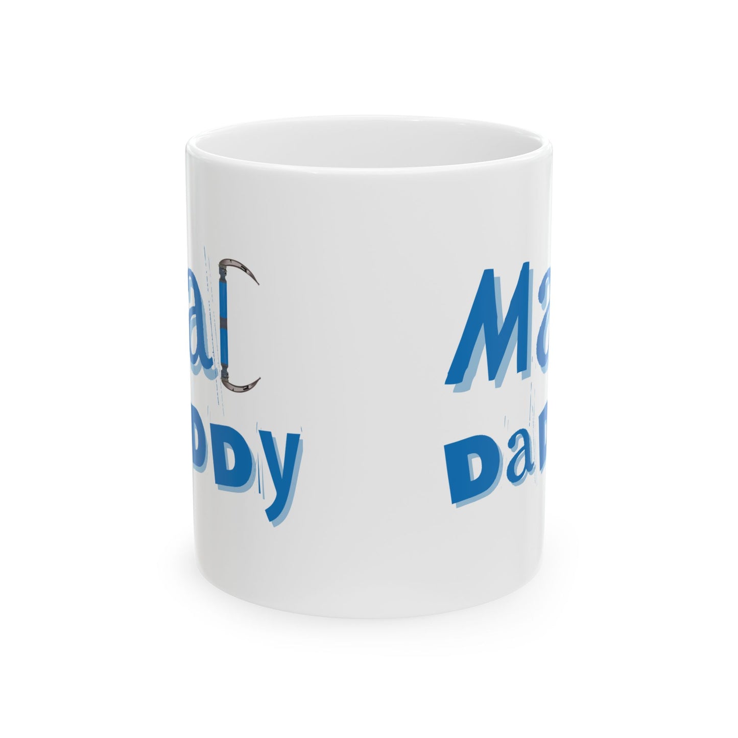 Mac Daddy Mugs: Where Laryngoscopes and Laughter Brew to Perfection!, Ceramic Mug 11oz, CRNA, Anesthesia, ENT