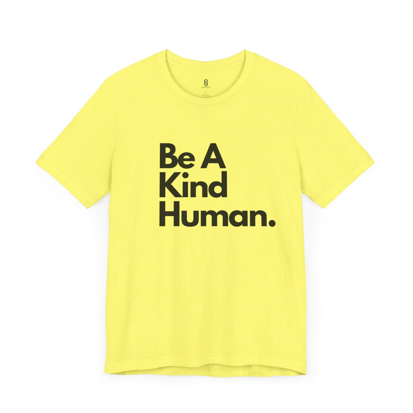 Be a Kind Human Soft T-Shirt | Spread Positivity with Comfort and Style, Unisex Jersey Short Sleeve Tee, Be Kind