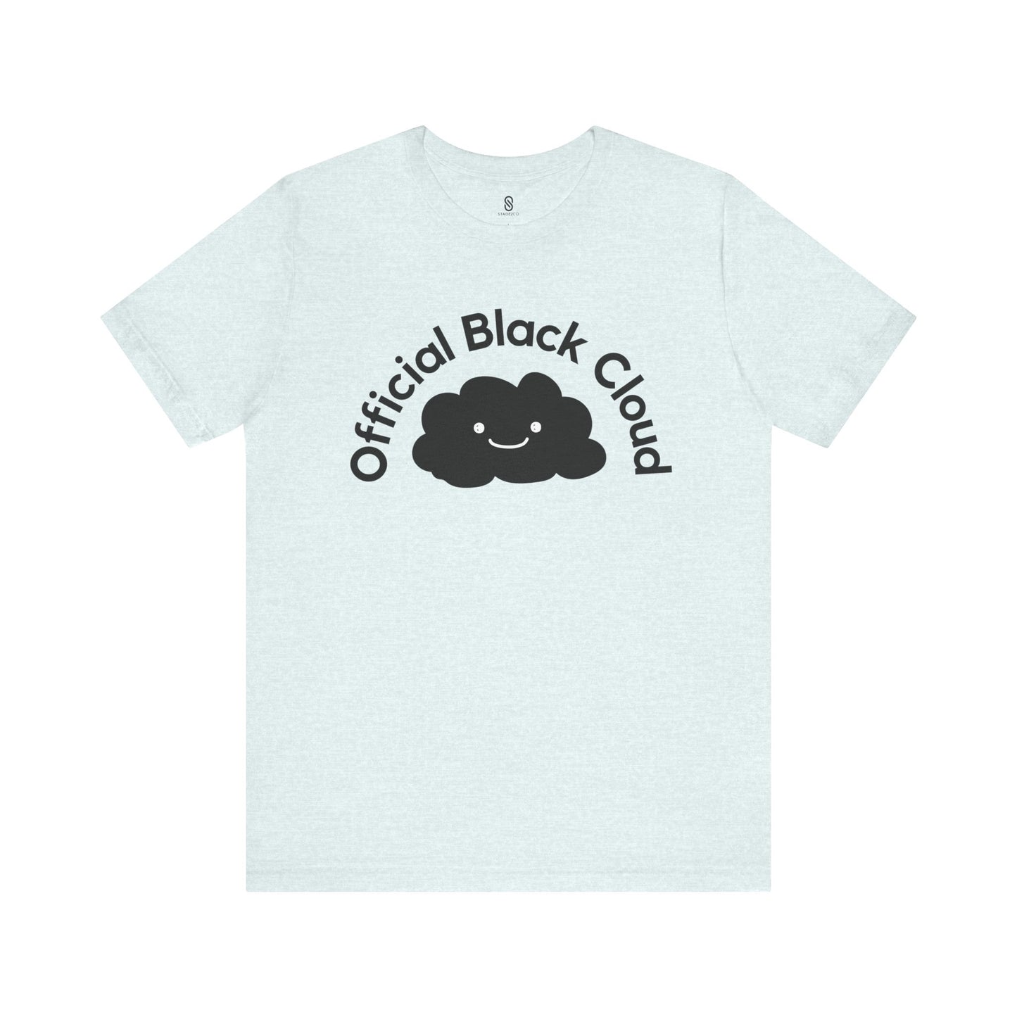 Unleash Your Cheeky Charm: The Official Black Cloud Soft T-Shirt, Unisex Jersey Short Sleeve Tee