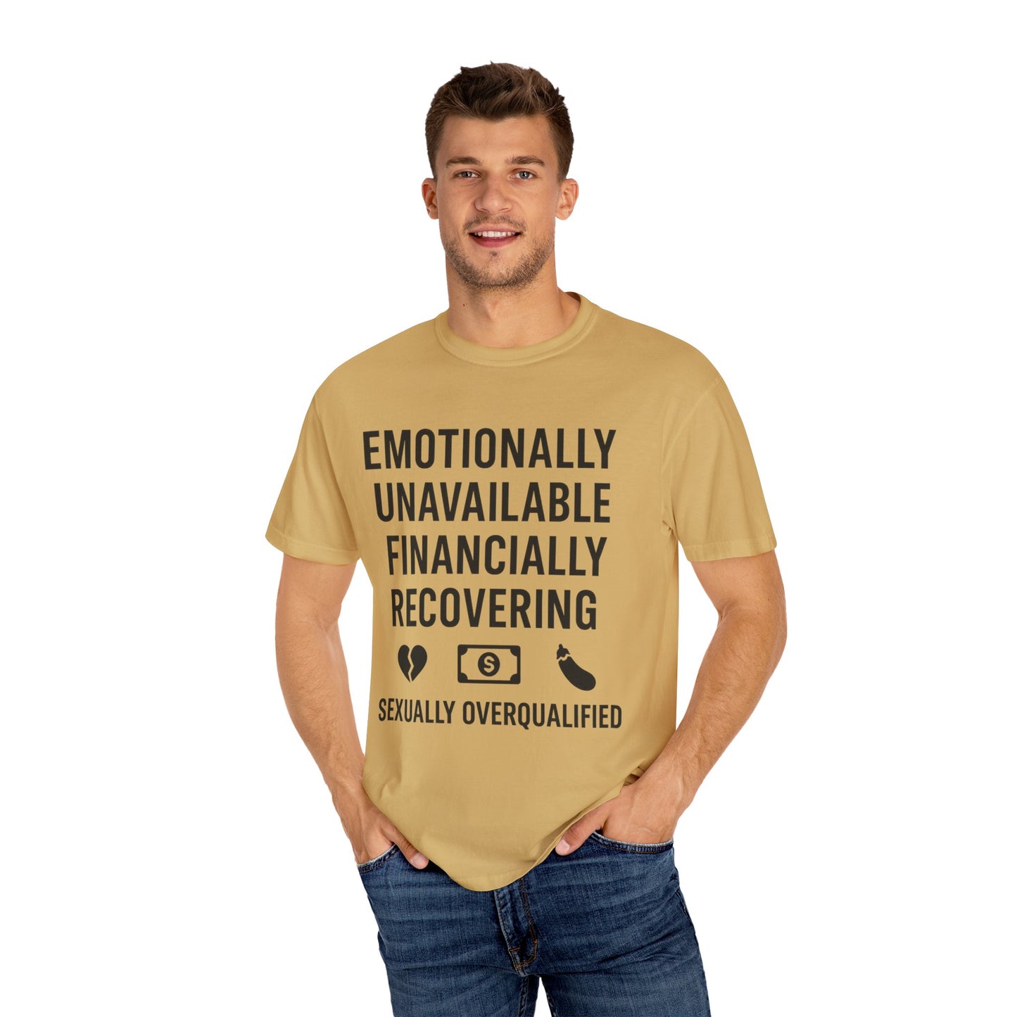Emotional Recovery Unisex T-Shirt, Humorous Shirt, Casual Wear, Funny Gift, Self-Care Apparel, Unisex Tees