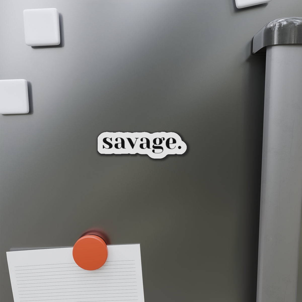 Copy of Unleash the Beast: Embrace Your Fierce Savage Sticker, Die-Cut Magnets