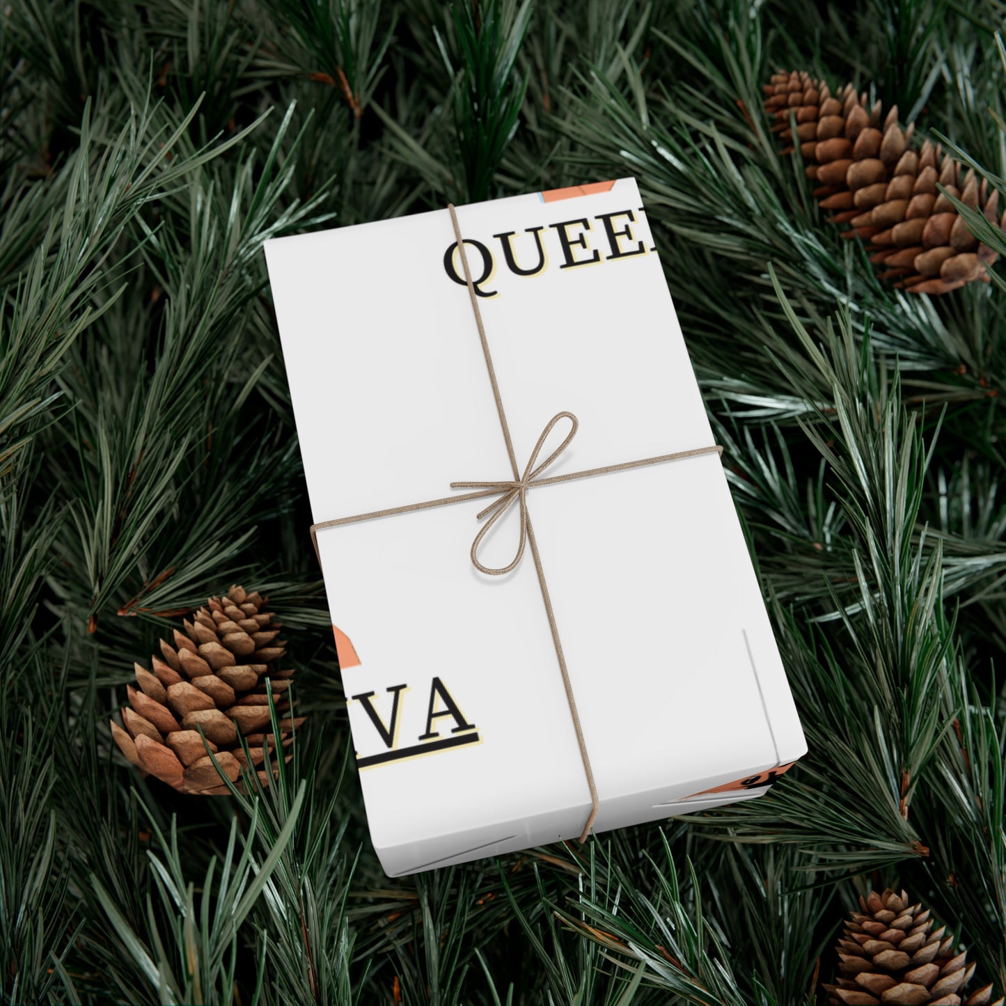 Inject Some Humor with Queen LaTIVA Custom Matte Gift Wrapping Paper, Gift Wrap Papers
