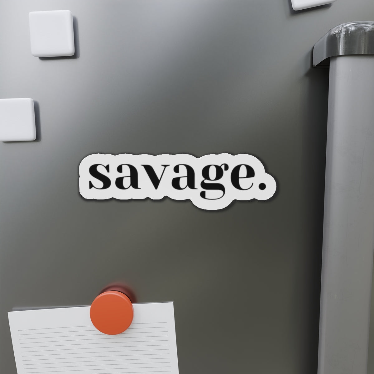 Copy of Unleash the Beast: Embrace Your Fierce Savage Sticker, Die-Cut Magnets