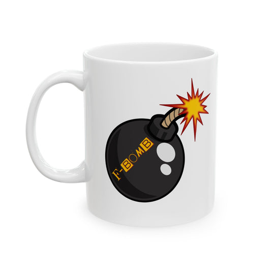Sip and Chuckle with our Explosively Witty F-Bomb Mug, Ceramic Mug 11oz