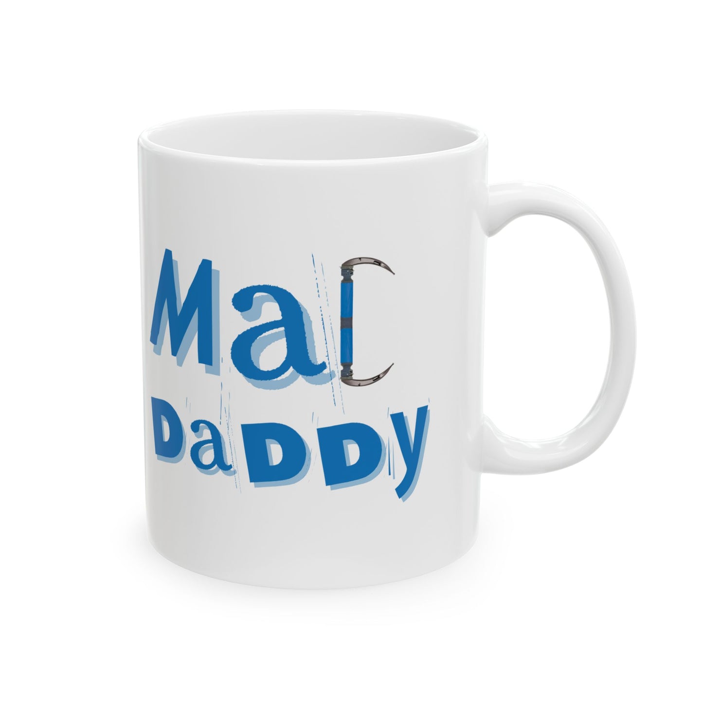 Mac Daddy Mugs: Where Laryngoscopes and Laughter Brew to Perfection!, Ceramic Mug 11oz, CRNA, Anesthesia, ENT
